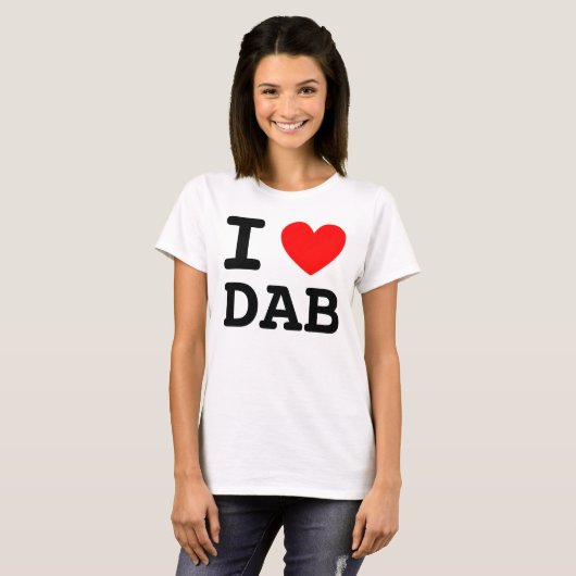 I Heart Dab Shirt (Voorkant volledig)