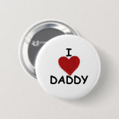 I HEART DADDY RONDE BUTTON 5,7 CM (Voorkant /achterkant)
