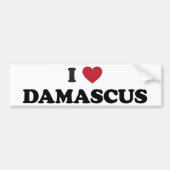 I Heart Damascus Syria Bumpersticker (Voorkant)