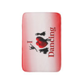 I Heart Dancing Badmat (Voorkant Verticaal)