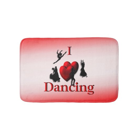 I Heart Dancing Badmat (Voorkant)