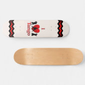 I Heart Dancing Tango Persoonlijk Skateboard (Horizontaal)