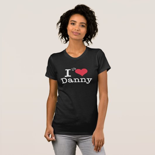 I Heart Danny T-shirt (Voorkant volledig)