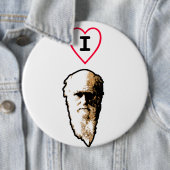 I Heart Darwin Ronde Button 6,0 Cm (In situ)