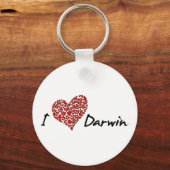I Heart Darwin Sleutelhanger (Voorkant)