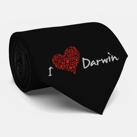 I Heart Darwin Stropdas (Opgerold)