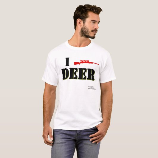 I Heart Deer T-shirt (Voorkant volledig)