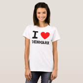 I Heart Denmark Shirt (Voorkant volledig)