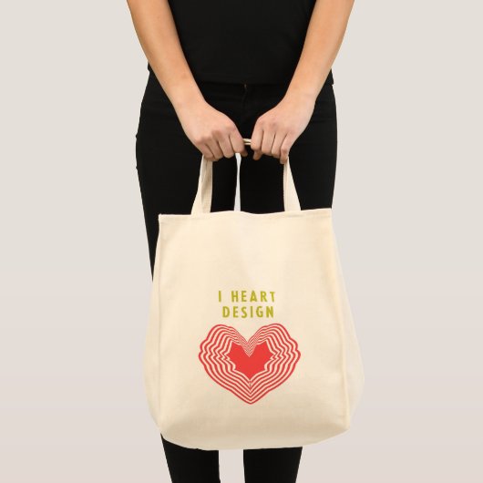 I Heart Design Tote Bag (Voorkant (product))