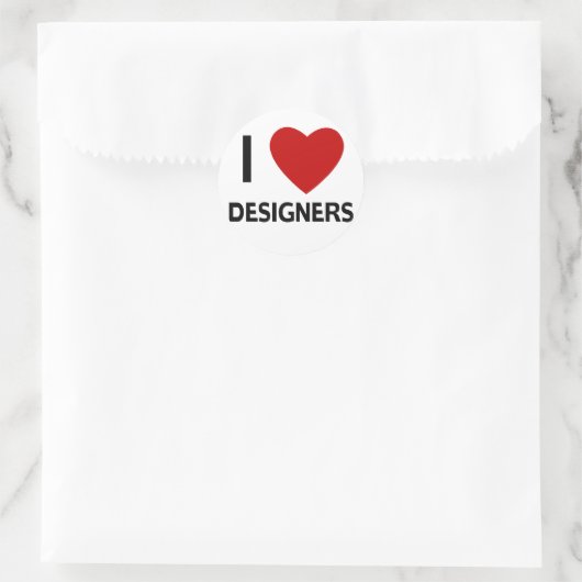 I Heart Designers Stickers (Tas)
