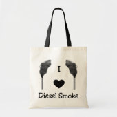 I Heart Diesel Smoke Canvas tas (Voorkant)