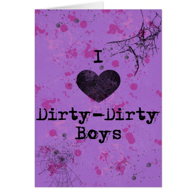 I Heart Dirty Boys (Voorkant)