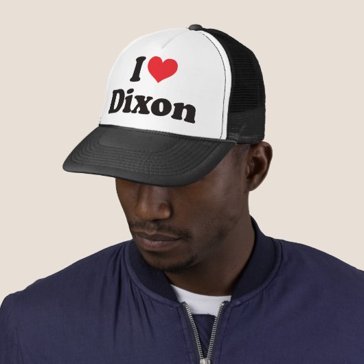 I Heart Dixon Trucker Pet (In situ)