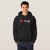 I Heart DnB Hoodie (Voorkant volledig)