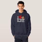 I Heart Doggy Dates Hoodie (Voorkant volledig)