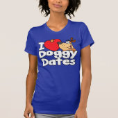 I Heart Doggy Dates T-shirt (Voorkant)