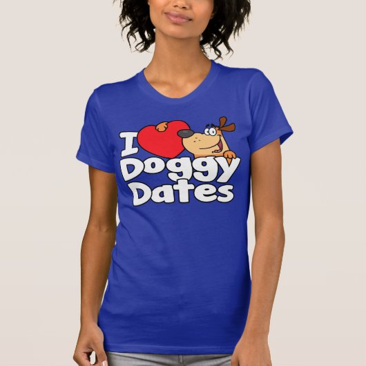 I Heart Doggy Dates T-shirt (Voorkant)