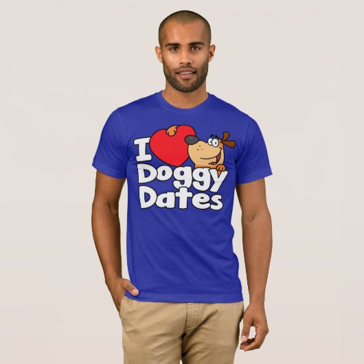 I Heart Doggy Dates T-shirt (Voorkant volledig)