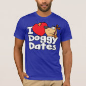 I Heart Doggy Dates T-shirt (Voorkant)