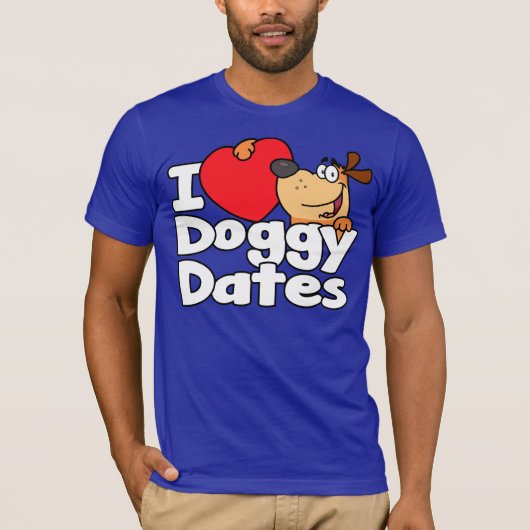 I Heart Doggy Dates T-shirt (Voorkant)