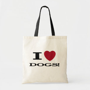 I Heart Dogs Tshirts en geschenken Tote Bag