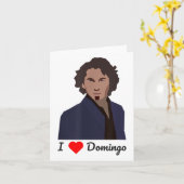I Heart Domingo _1 Kaart (Gele Bloem)