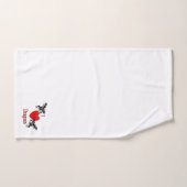 I Heart Dragons Bad Handdoek (Handdoek)