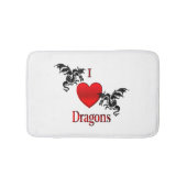 I Heart Dragons Badmat (Voorkant)