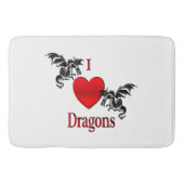 I Heart Dragons Badmat (Voorkant)
