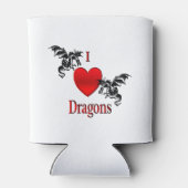 I Heart Dragons Blikjeskoeler (Achterkant)