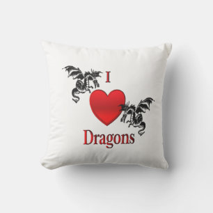 I Heart Dragons Buitenkussen