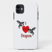 I Heart Dragons Case-Mate iPhone Case (Achterkant)