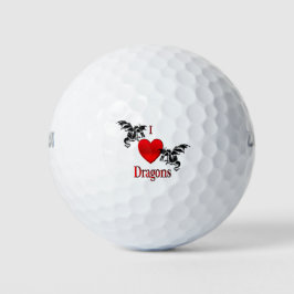 I Heart Dragons Golfballen
