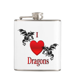 I Heart Dragons Heupfles