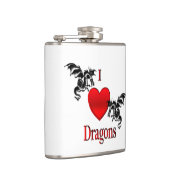 I Heart Dragons Heupfles (Rechts)