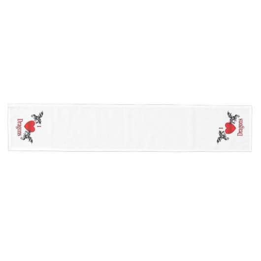 I Heart Dragons Medium Tafelloper (Horizontaal)