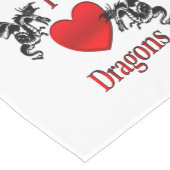 I Heart Dragons Medium Tafelloper (Hoek)