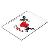 I Heart Dragons Notitieboek (Linkerzijde)