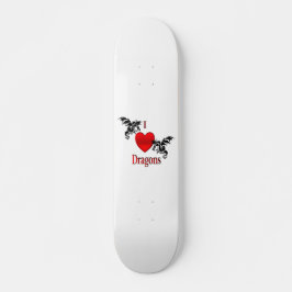 I Heart Dragons Persoonlijk Skateboard