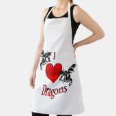 I Heart Dragons Schort (Insitu)