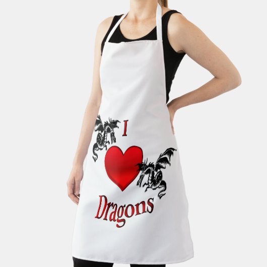 I Heart Dragons Schort (Insitu)