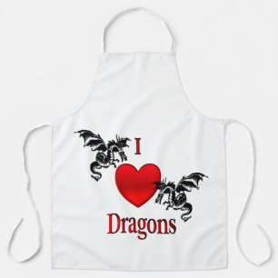 I Heart Dragons Schort