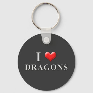 I Heart Dragons Sleutelhanger 002
