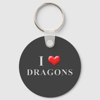 I Heart Dragons Sleutelhanger 002
