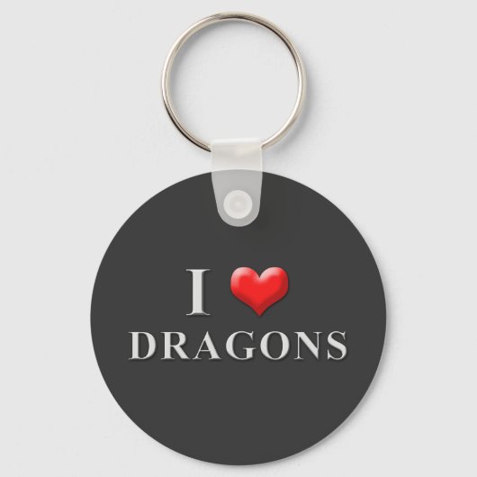 I Heart Dragons Sleutelhanger 002 (Voorkant)