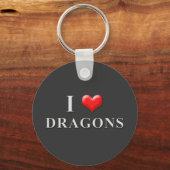 I Heart Dragons Sleutelhanger 002 (Voorkant)