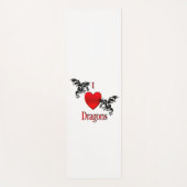 I Heart Dragons Yogamat (Voorkant)