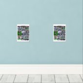 i heart drake maye shirt T-Shirt Muurkunst Sets (Houten vloer)