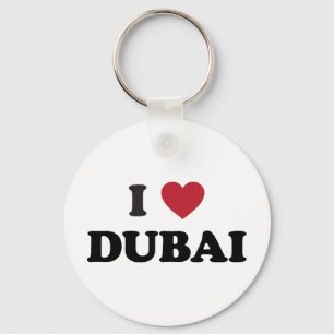 I Heart Dubai United Arab Emirates Sleutelhanger