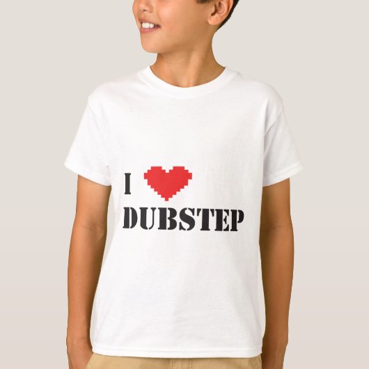 i Heart Dubstep T-shirt (Voorkant)